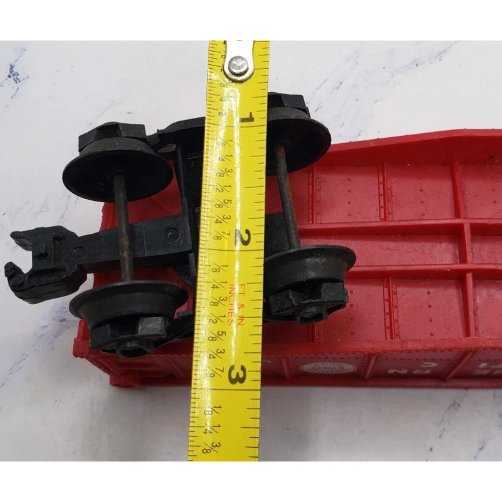 Lionel 027 Gauge Southern Pacific Lines SP 9032 Red Plastic Train Gondola